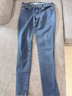 Lucky Brand Women's Skinny Jeans in Dark Blue Wash